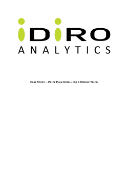 Price Plan Upsell for a Mobile Telco Case Study