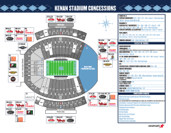 KENAN STADIUM CONCESSIONS