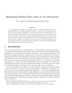 Maximizing Residual Flow under an Arc Destruction