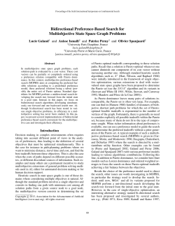 Bidirectional Preference-Based Search for State Space Graph