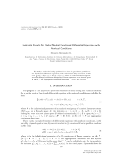 Existence Results for Partial Neutral Functional - Icmc-Usp