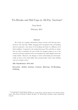 Tie-Breaks and Bid-Caps in All-Pay Auctions
