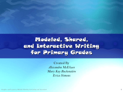 Primary MSI Session 1 show.pps