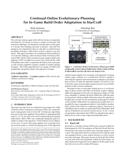Continual Online Evolutionary Planning for In-Game
