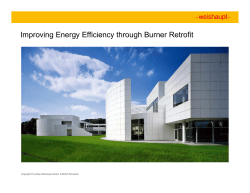Improving Energy Efficiency through Burner Retrofit
