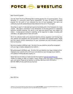 Dear Potential Sponsor