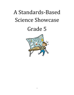 Elementary Science Showcase Details April 17