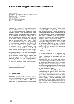 GNSS Best Integer Equivariant Estimation