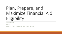 10 things to plan, prepare, and maximize financial aid eligibility