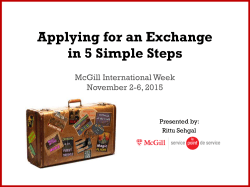Applying for an Exchange in 5 Simple Steps