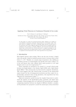 Applying Virial Theorem in Continuous Potential of two scales 1