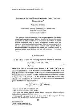 Estimation for Diffusion Processes from Discrete Observation *