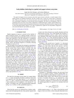Labyrinthine clustering in a spatial rock-paper