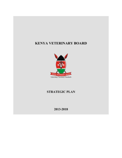 The kvb strategic plan 2013-2018