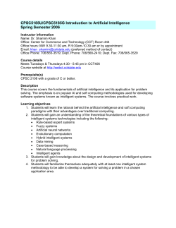 Instructor Information - Columbus State University