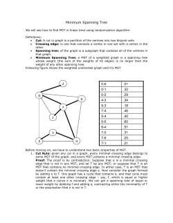 Minimum Spanning Tree