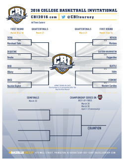 2016 college basketball invitational