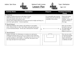 U12 Keeper Distribution