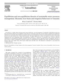 Equilibrium and non-equilibrium theories of