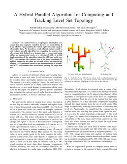 A Hybrid Parallel Algorithm for Computing and Tracking Level Set