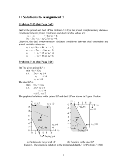 Solutions to Assignment 6