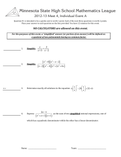 ( ) x2 &minus; x &minus;2 ( ) ( ) x3 +2x2 +4x ( ) ( ) x +1