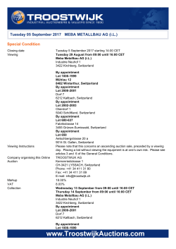 Condizioni speciali di vendita