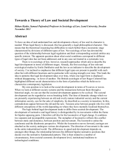 Towards a Theory of Law and Development
