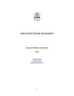 to AR Manual - Lake Forest Soccer Association