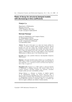 Rates of decay for structural damped models with decreasing in time