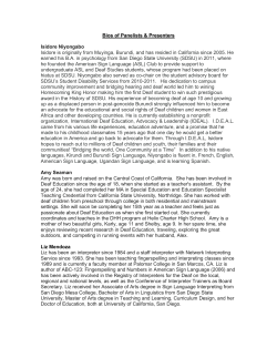 Presenter Information