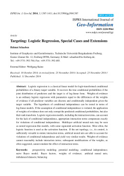 Targeting: Logistic Regression, Special Cases and Extensions