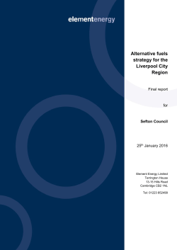 Alternative fuels strategy for the Liverpool City