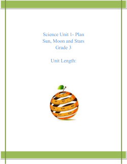 Big Idea Objects in the sky are observable and they move in regular