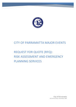 (RFQ): RISK Assessment AND EMERGENCY