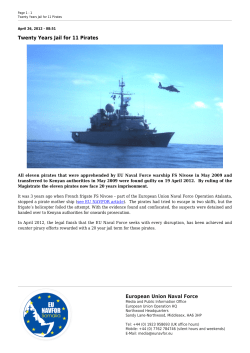 European Union Naval Force Twenty Years Jail for 11