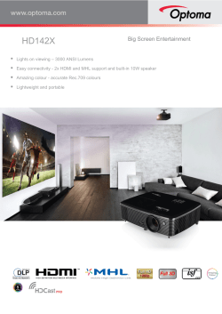 HD142X - Optoma