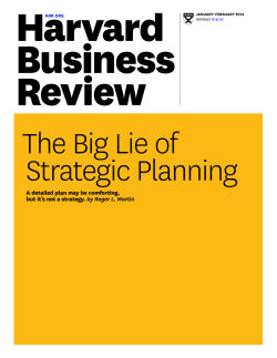 A detailed plan may be comforting, but it`s not a strategy. by Roger L
