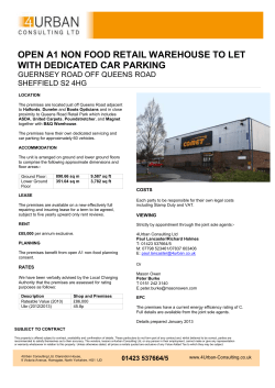 open a1 non food retail warehouse to let with dedicated car parking