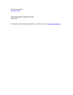 Lecture I - MIT OpenCourseWare