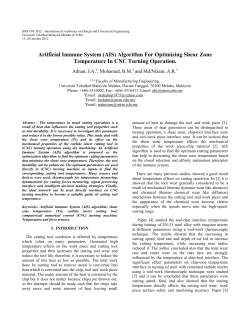 Artificial Immune System (AIS) Algorithm For Optimizing Shear Zone