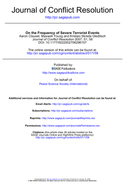 Journal of Conflict Resolution