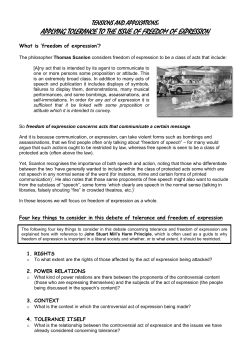 tensions and applications - The Richmond Philosophy Pages