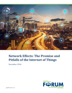 Network Effects: The Promise and Pitfalls of the Internet of