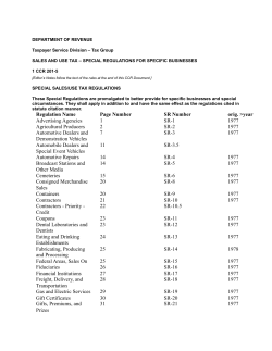Code of Colorado Regulations - Colorado Secretary of State