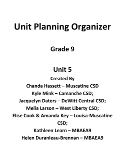 Unit 5 UPO