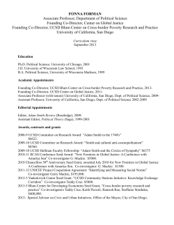 fonna forman - Department of Political Science