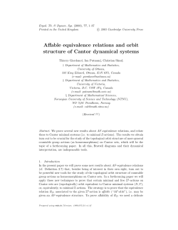 Affable equivalence relations and orbit structure of