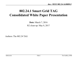 Dedicated Short Range Communication (DSRC