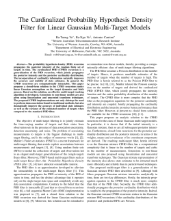 The Cardinalized Probability Hypothesis Density Filter for Linear